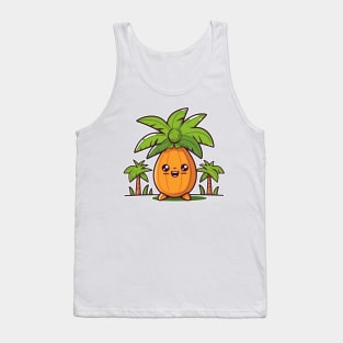 Life With Papaya Juicy Fruit Art Tank Top